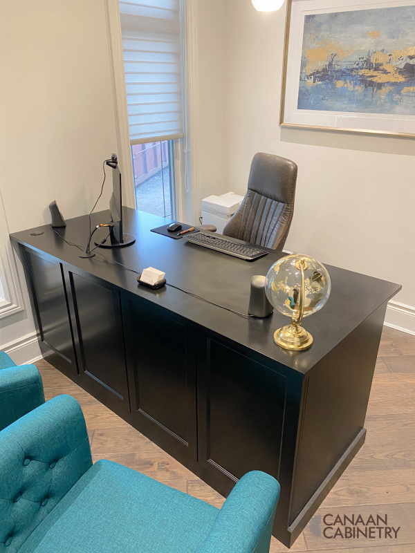Home office desk and wall unit 5