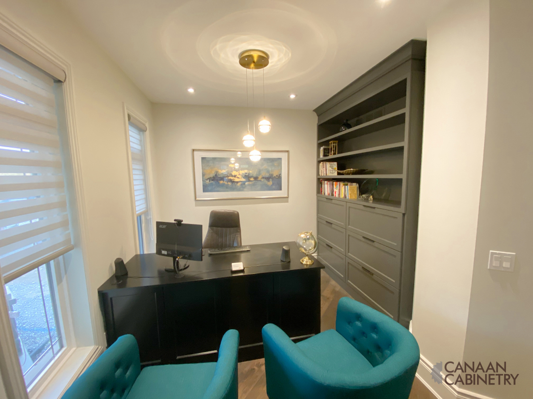 Home office desk and wall unit 10