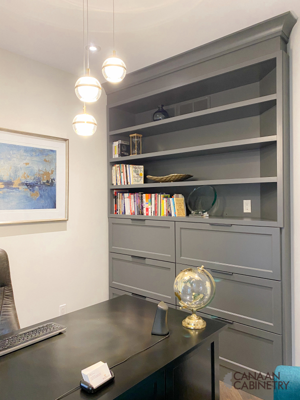 Home office desk and wall unit 4